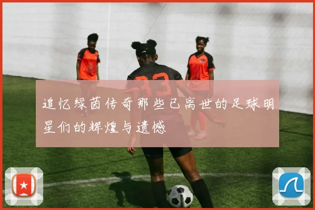 追忆绿茵传奇那些已离世的足球明星们的辉煌与遗憾