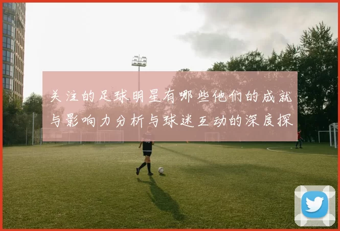 关注的足球明星有哪些他们的成就与影响力分析与球迷互动的深度探讨
